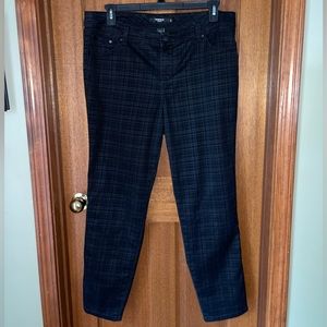 Torrid Denim Plaid Black Pants. Size 20R